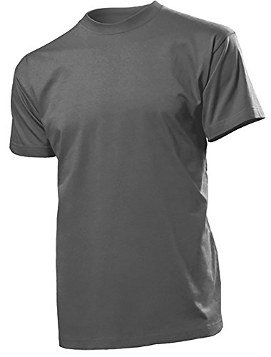 Stedman 2er Pack original Heavy Weight T-Shirts - Größe XXL, Nr.ST2100 real Grey 2er Pack von Stedman