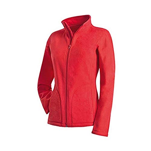 Stedman Apparel Damen Active Fleece Jacket/ST5100 Sweatshirt, Scharlachrot, 42 von Stedman