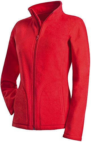 Stedman Apparel Damen Active Fleece Jacket/ST5100 Sweatshirt, scharlachrot, 40 von Stedman
