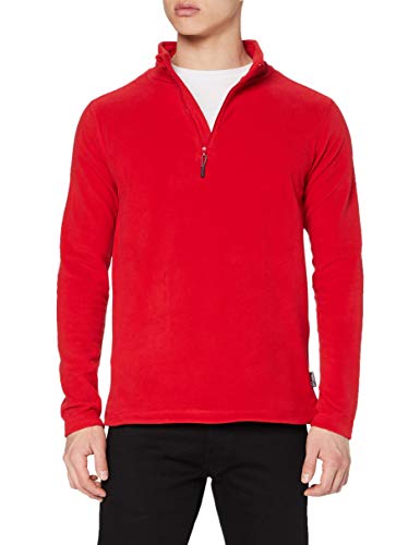 Stedman Apparel Herren Active Fleece Half Zip/ST5020 Sweatshirt, Rot-Scarlet Red, XL von Stedman