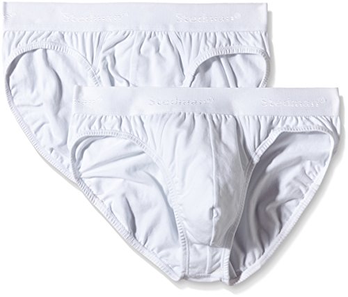 Stedman Herren Dexter (Briefs)/ST9692 Slip, weiß, L (2er Pack) von Stedman