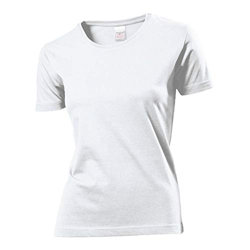 Stedman - Classic T-Shirt Women L,White von Stedman