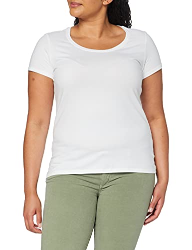 Stedman Damen Claire (Crew Neck)/ST9700 Premium T-Shirt, weiß, 38 von Stedman