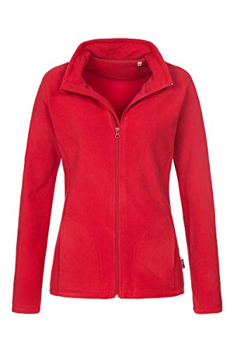 Stedman Damen Micro-Fleece-Jacke, Rot, Größe XL von Stedman