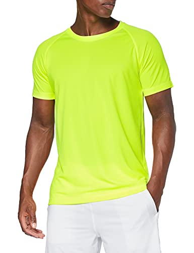 Stedman Herren Active 140 Raglan T-shirt , Gelb (Cyber Yellow 606), X-Large (Herstellergröße: XL) von Stedman