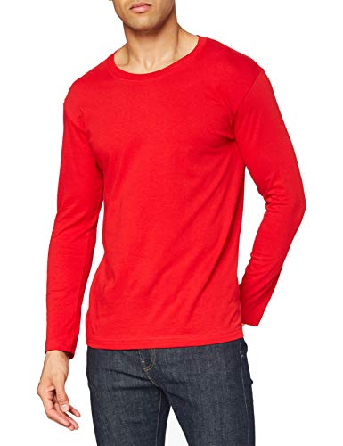 Stedman Herren Classic-t St2500 Langarm/St2500 T-Shirt, Rot-Scharlachrot, L von Stedman