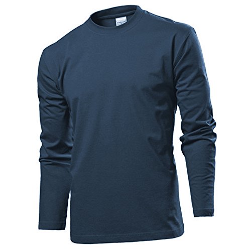 Langarm T-shirt Shirt von Stedman S M L XL XXL XXL verschiedene Farben L,Navyblue von Stedman