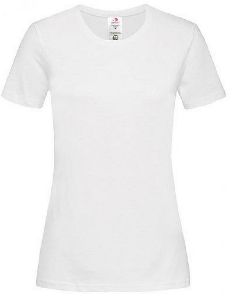 Stedman Rundhalsshirt Damen Classic-T Organic Crew Neck, 100% OCS-zertifiziert von Stedman
