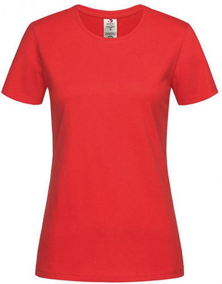 Stedman Rundhalsshirt Damen Classic-T Organic Crew Neck, 100% OCS-zertifiziert von Stedman
