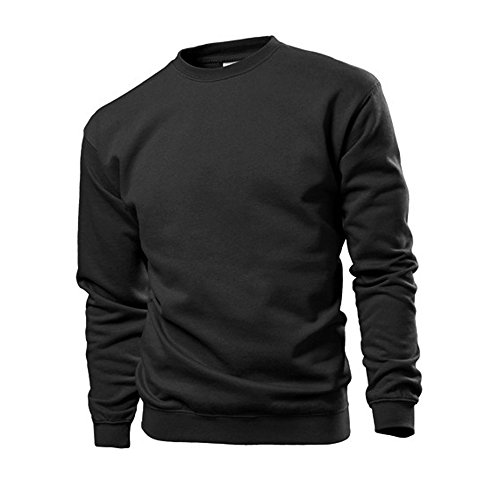 Stedman - Sweatshirt 'Set in' / Black Opal, L von Stedman