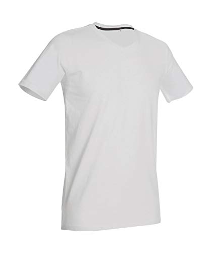 V-Neck T-Shirt Clive - Farbe: White - Größe: M von Stedman