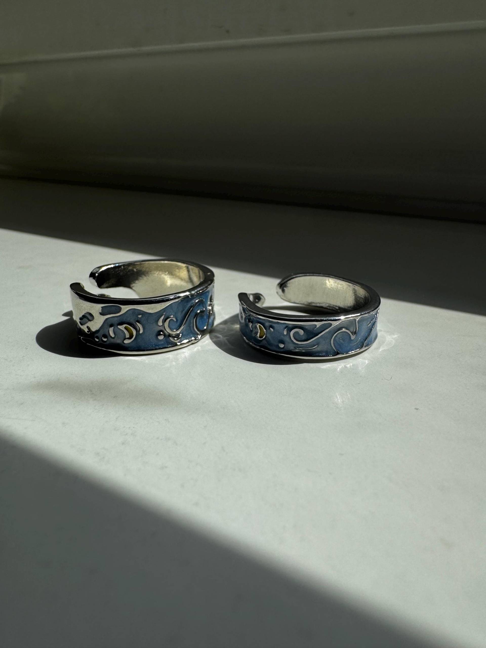 2 Ringe Größenverstellbar Van Gogh 2 Ringe Größenverstellbar Van Gogh von SteealerZ