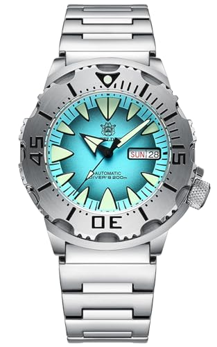 Steeldive SD1984 Monster, Blau, NH36, Saphir, Lume, 200 m Taucher, Taucher, BNIB, blau, Armband Steeldive SD1984 Monster, Blau, NH36, Saphir, Lume, 200 m Taucher, Taucher, BNIB, blau, Armband von SteeldiveAU
