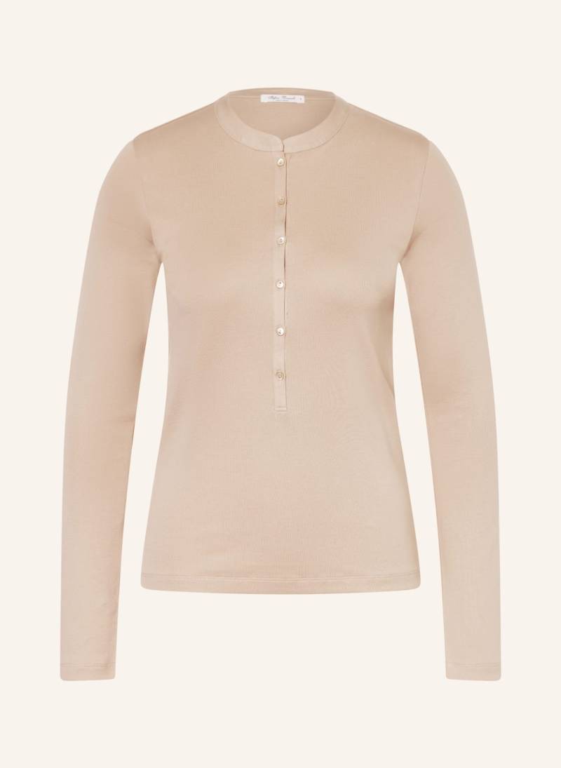 Stefan Brandt Henley-Shirt Anina beige von Stefan Brandt