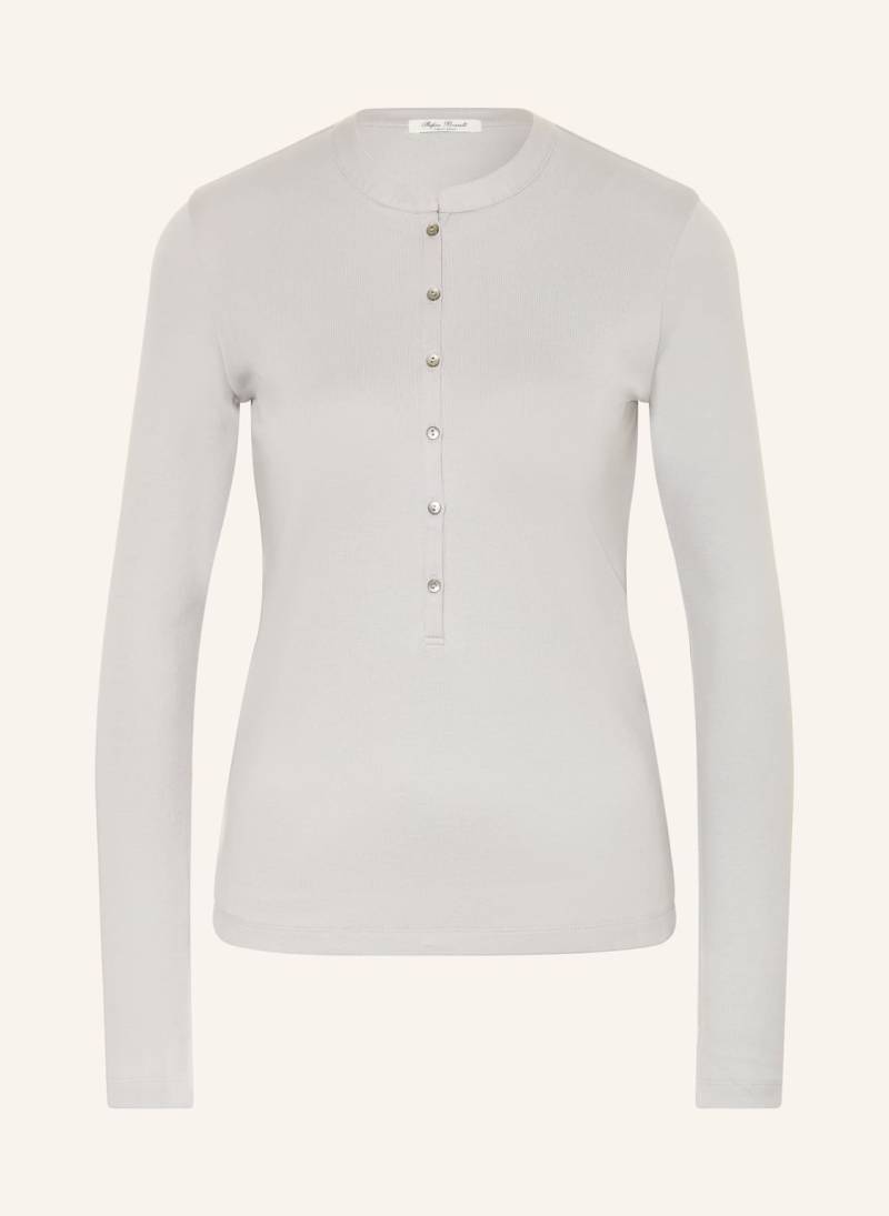 Stefan Brandt Henley-Shirt Anina grau von Stefan Brandt