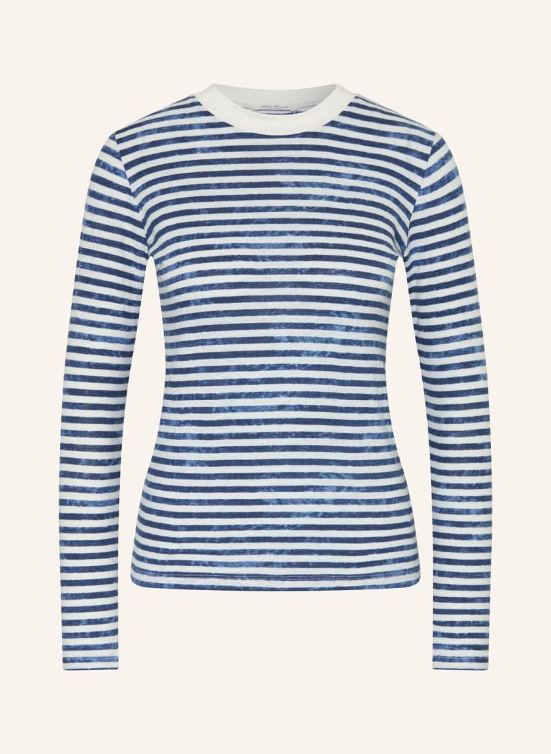 Stefan Brandt Longsleeve Feriel Aus Leinen blau von Stefan Brandt