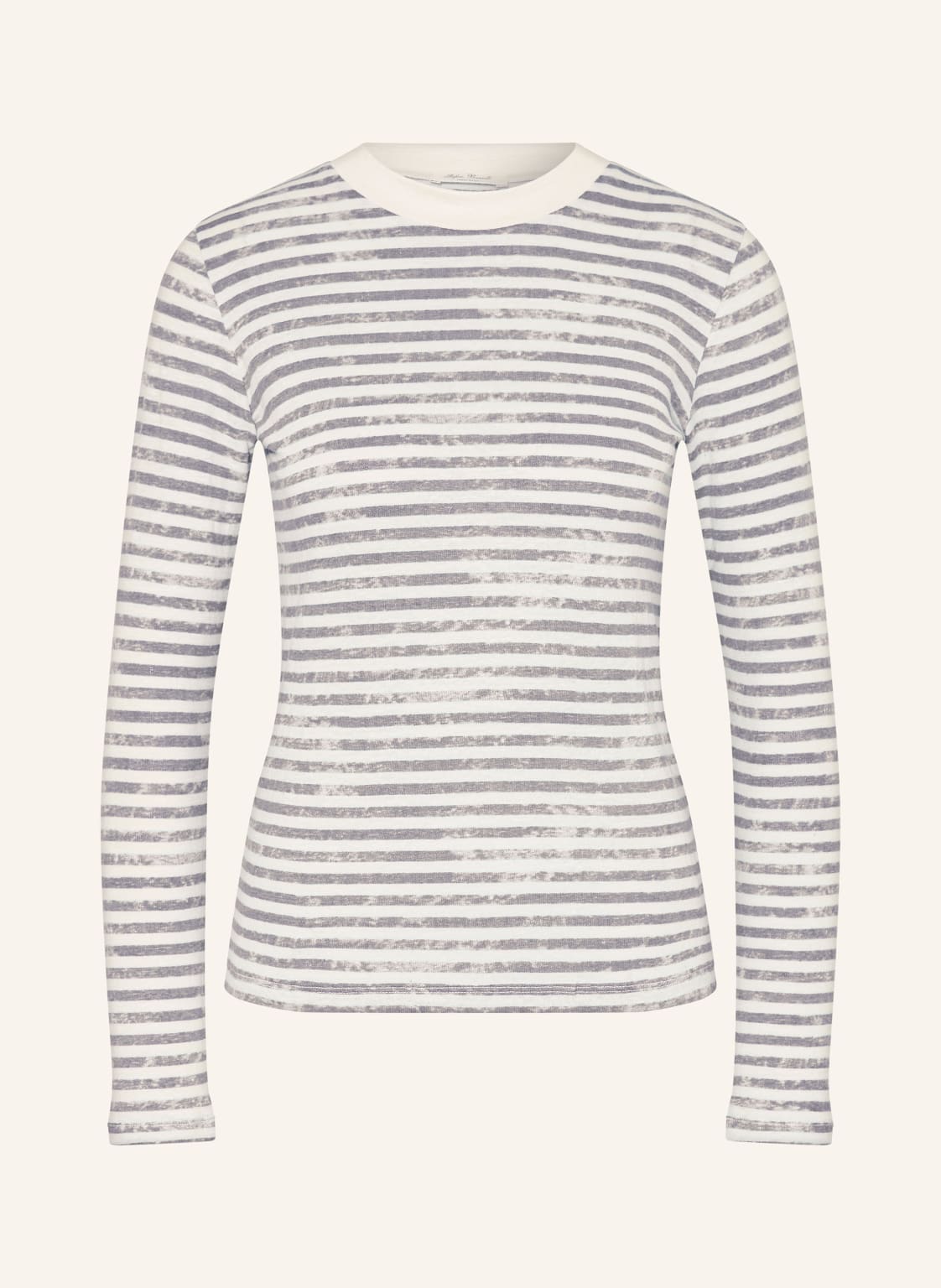 Stefan Brandt Longsleeve Feriel Aus Leinen grau von Stefan Brandt