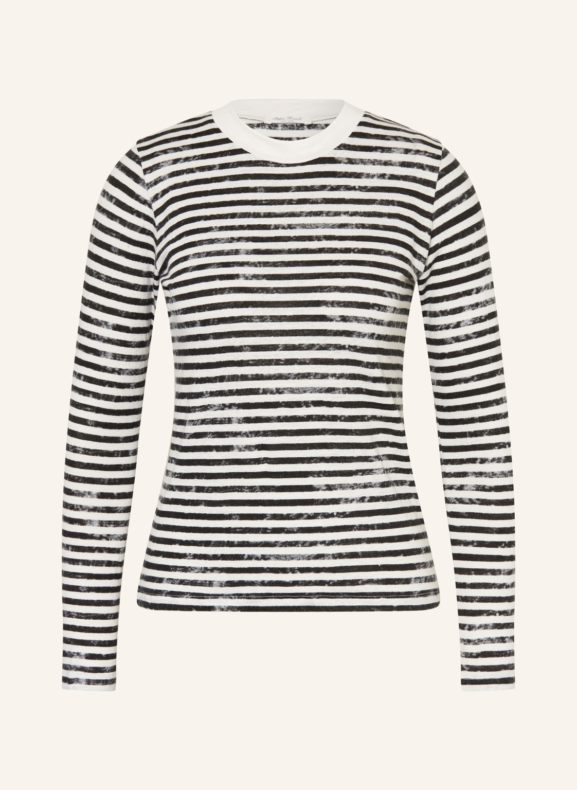 Stefan Brandt Longsleeve Feriel Aus Leinen schwarz von Stefan Brandt