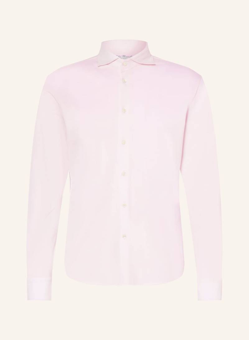 Stefan Brandt Piqué-Hemd Slim Fit rosa von Stefan Brandt