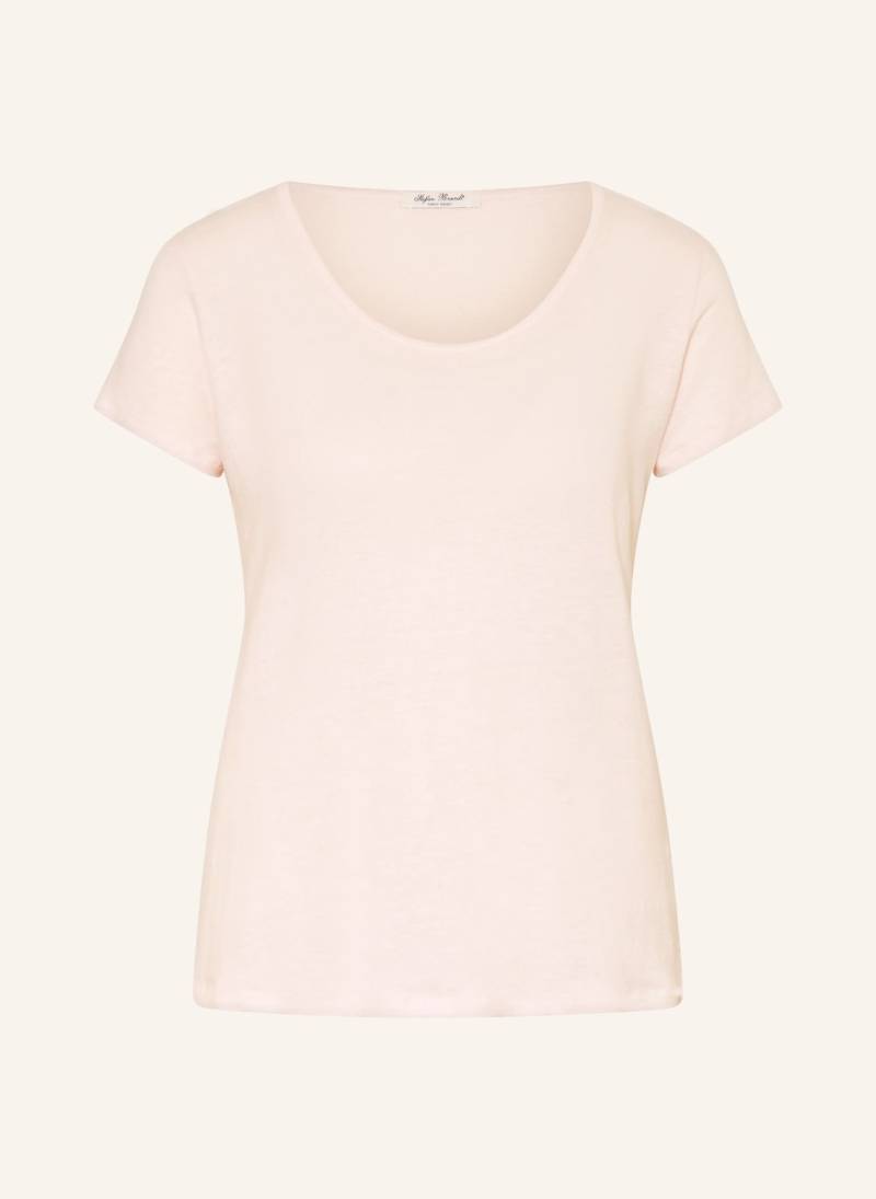 Stefan Brandt T-Shirt Aus Leinen rosa von Stefan Brandt