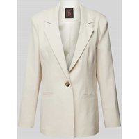 Stefanel Blazer mit Paspeltaschen Modell 'MONOPETTO' in Offwhite, Größe 38 von Stefanel