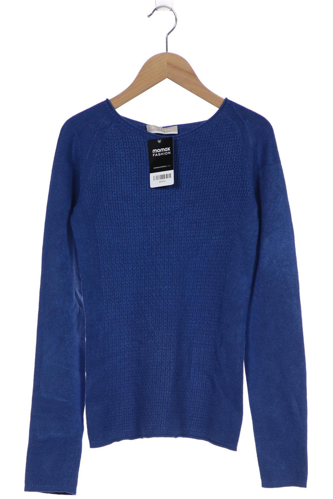 Stefanel Damen Pullover, blau, Gr. 42 von Stefanel