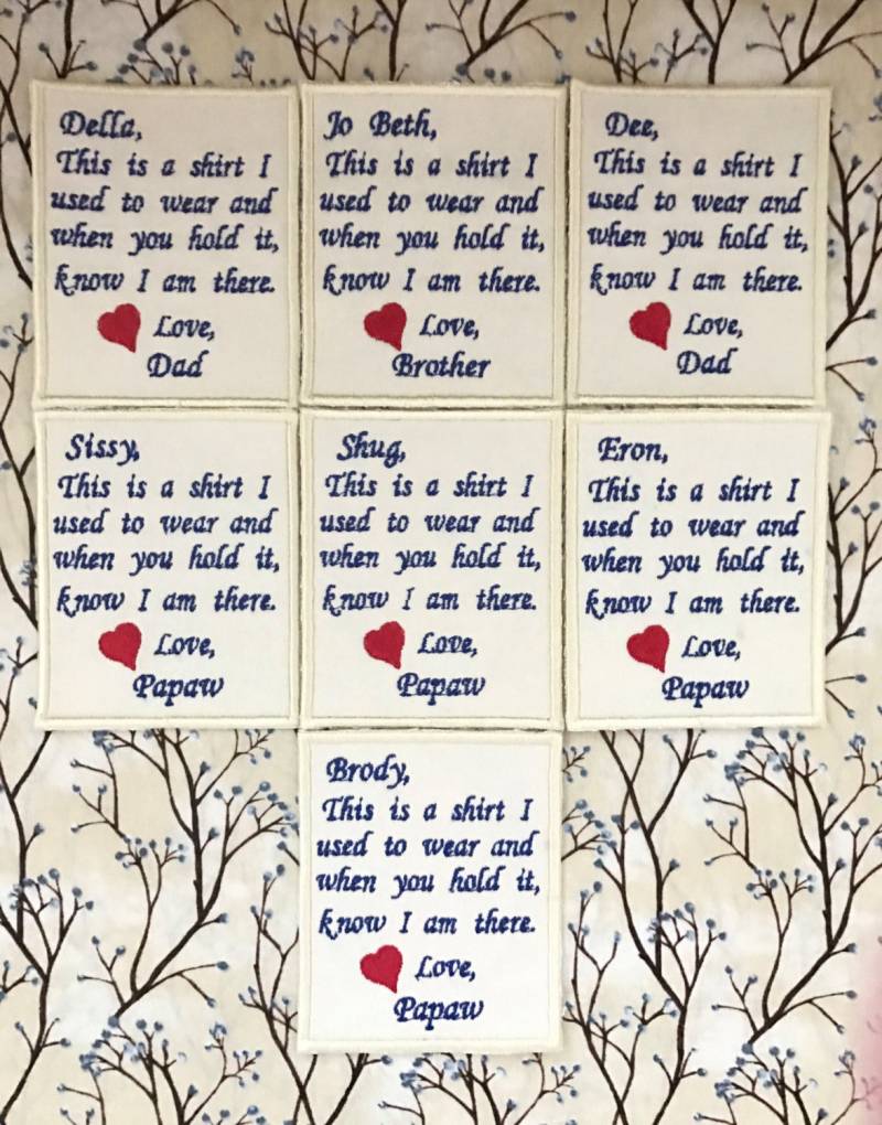 Set Mit 15 Denim Patches, Kissen Aufnäher, Taschen Erinnerungsstück, Weihnachtsgeschenk von Stefanelbeadwork