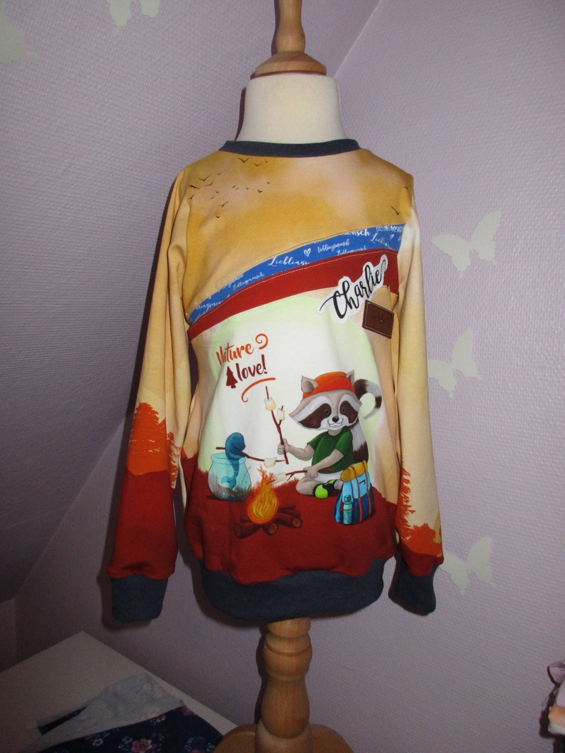 Süßer Longsleeve in 128 von StefaniesKreativ