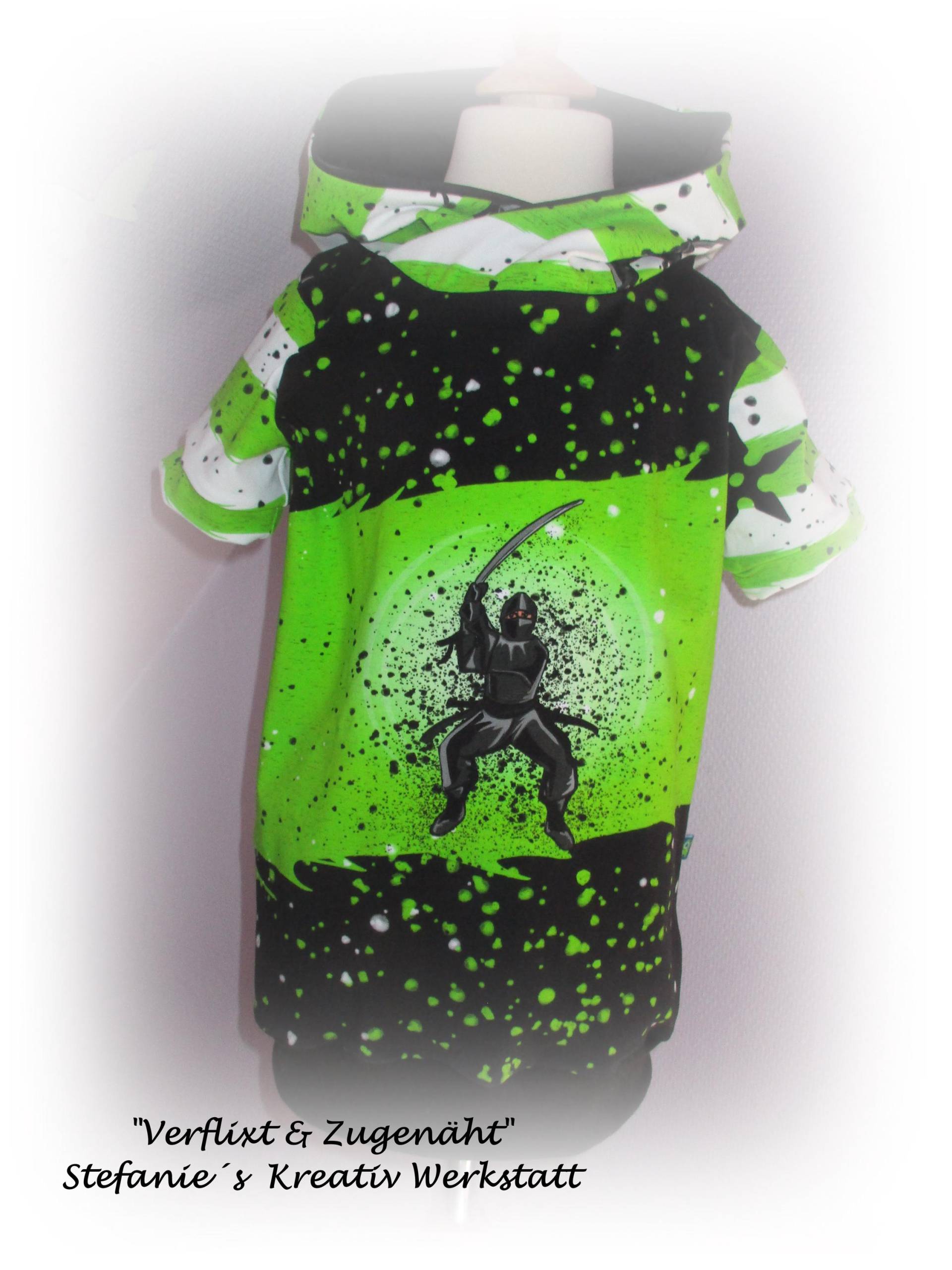 Tolles Sommershirt Mit Ninja Motiv in 146 von StefaniesKreativ