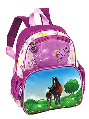 Stefano Kinder Reisegepäck Trolley Kitatasche Rucksack Brustbeutel 4 TLG. Set Pferd rosa Set Robter blau präsentiert von RabamtaGO (Kindergepäck, Rucksack 1) von Stefano