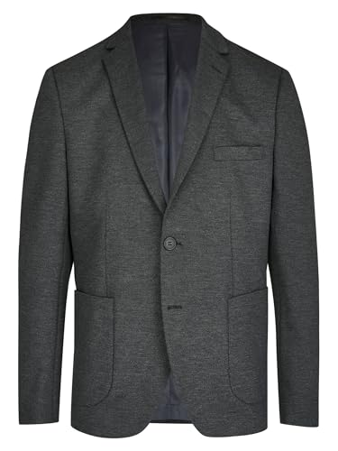 Steffen Klein Classy Gentleman Herren Sakko Jacket Jersey Elastisch Grau Melange von Steffen Klein