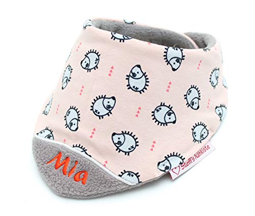 Steffi's Nähkiste Personalisiertes handgemachtes Halstuch Dreieckstuch (Igel) von Steffi's Nähkiste