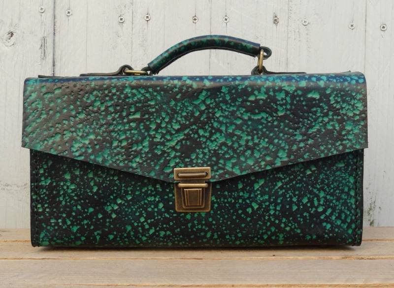 Koffer Bag Barberkoffer Tool Bag Werkzeugtasche Kamerakoffer , Friseurtasche Leder Leather Handgenäht von StegathLeather