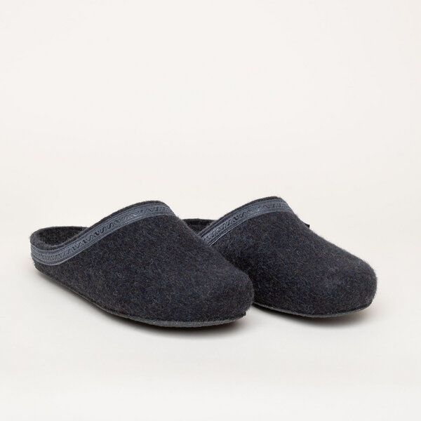 Stegmann Filzpantoffel 127 aus 100% hochwertiger Merino-Wolle - Hausschuhe für Damen & Herren - Pantoffeln mit Kork Sohle von Stegmann