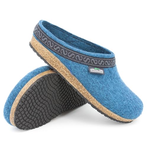 Stegmann Unisex-Erwachsene 108 Pantoffeln, Türkis (Turquoise 8821) von Stegmann