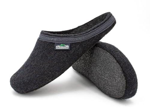 Stegmann Unisex-Erwachsene 127 Pantoffeln, Grau (Graphit 8801) von Stegmann