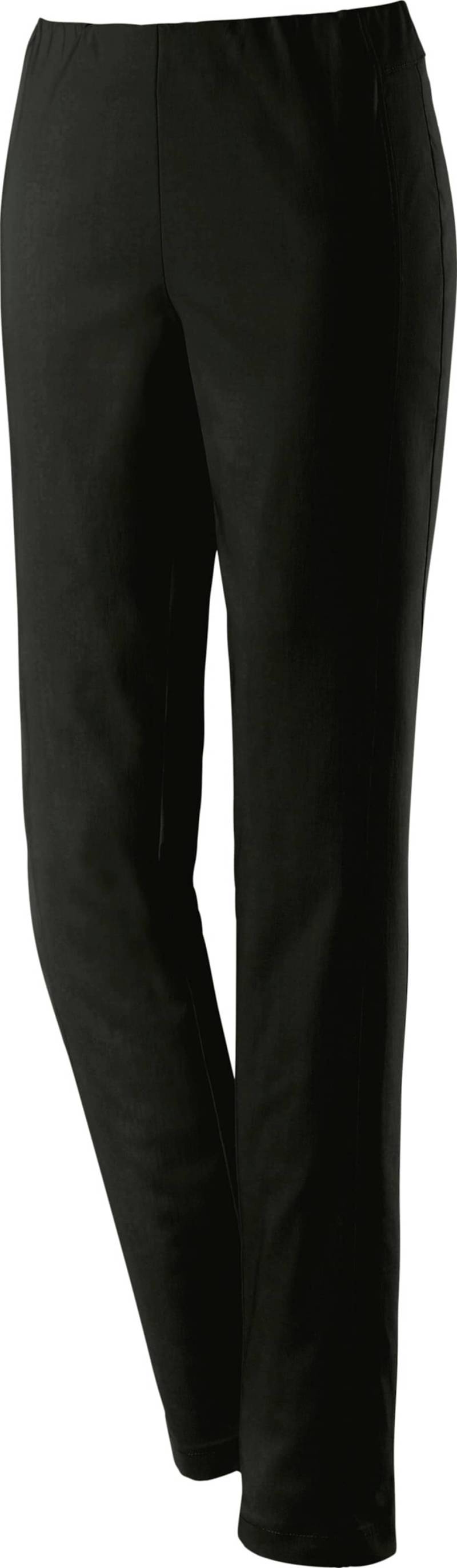 Sieh an! Damen Hose mit Dehnbund, Viskose-Qualität, schwarz von Stehmann Comfort line