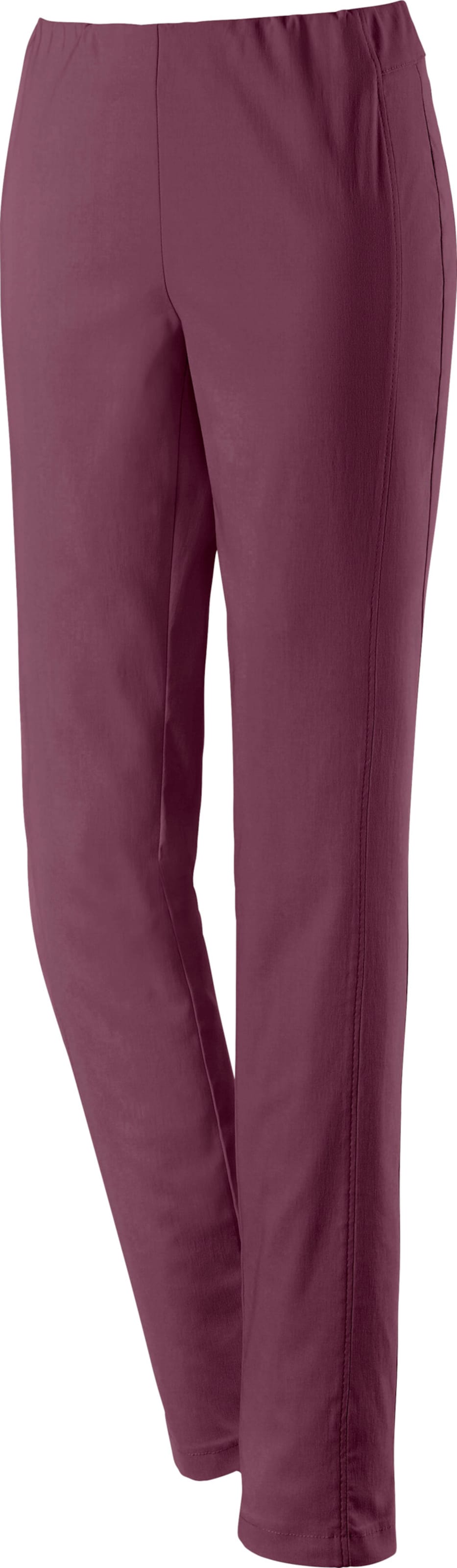 Sieh an! Damen Hose weinrot von Stehmann Comfort line