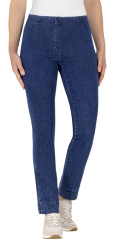 Stehmann, Ina-760W Schlupf-Jeans mit seitlichen Schlitzen Größe 40, Farbe Fjord Navy von Stehmann