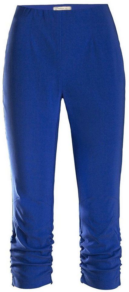 Stehmann Caprihose Maria-530-14060 seitliche Raffung am Bein, elastischer Bund, ohne Verschluss von Stehmann