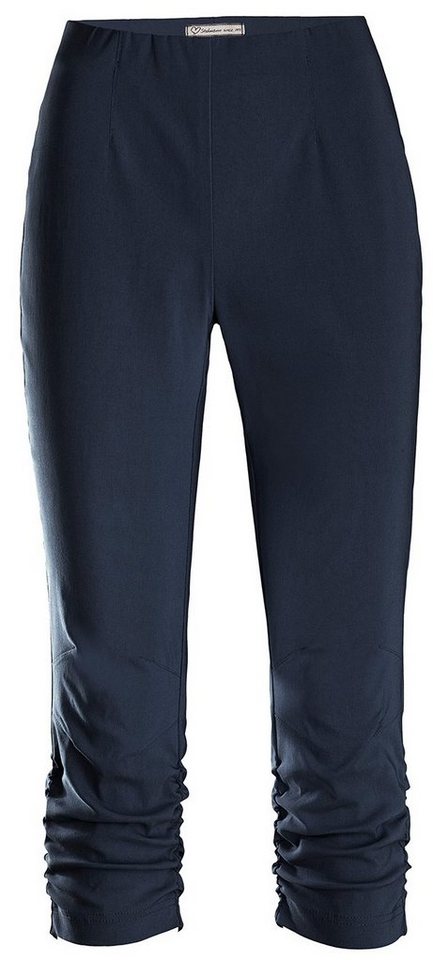 Stehmann Caprihose Maria-530-14060 seitliche Raffung am Bein, elastischer Bund, ohne Verschluss von Stehmann