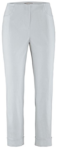 Stehmann Igor-680, sportive 7/8 Damenhose, in vielen weiteren Farben erhaeltlich, Größe 42, Farbe Lightgrey von Stehmann