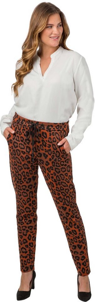 Stehmann Jogg Pants Polling4-704-69172 Leo-Print von Stehmann