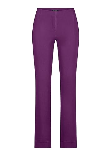 Stehmann LOLI-742 Bequeme, stretchige Damenhose, mit etwas schmalem Bein (36, Dark Purple) von Stehmann