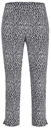 Stehmann-Loli-602, Schmale Pull-On Jacquardcaprihose mit Schlitz an der Seitennaht Größe 38 Stehmann-Loli-602, Schmale Pull-On Jacquardcaprihose mit Schlitz an der Seitennaht Größe 38 von Stehmann