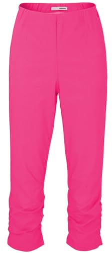 Stehmann Maria-530, Caprihose, seitlich gerafft, weitere Farben Größe 36, Farbe Fuxia Fluo von Stehmann