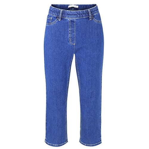 Stehmann-Sissi2-530W-48402 Capri-Jeans Farbe Indigo-Stonewashed, Größe 40 von Stehmann