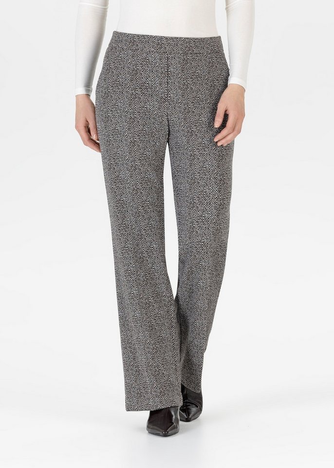 Stehmann Stoffhose Flanna mit Fischgrätmuster von Stehmann