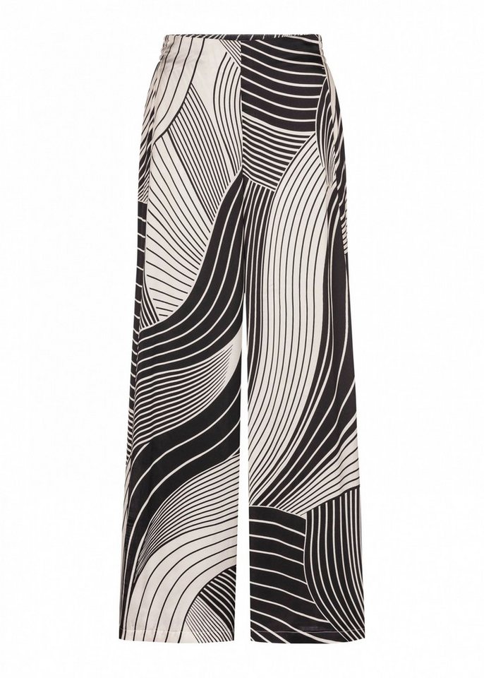 Stehmann Stoffhose - weite Stoffhose in abstraktem Muster von Stehmann