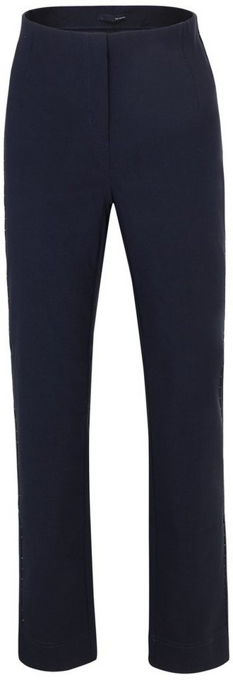 Stehmann Stretch-Hose Ina-749-14060, mit SWAROVSKI Kristallen mit Schlitz am Beinabschluss von Stehmann